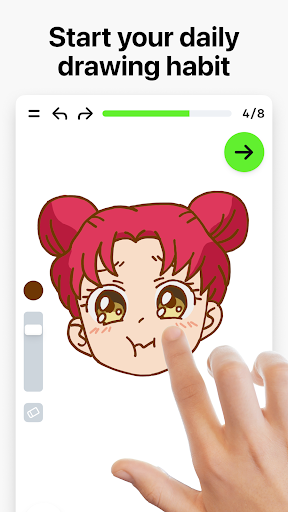 Learn how to draw - ArtWorkout APK screenshot