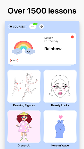 Learn how to draw - ArtWorkout APK screenshot