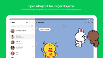 LINE screenshot