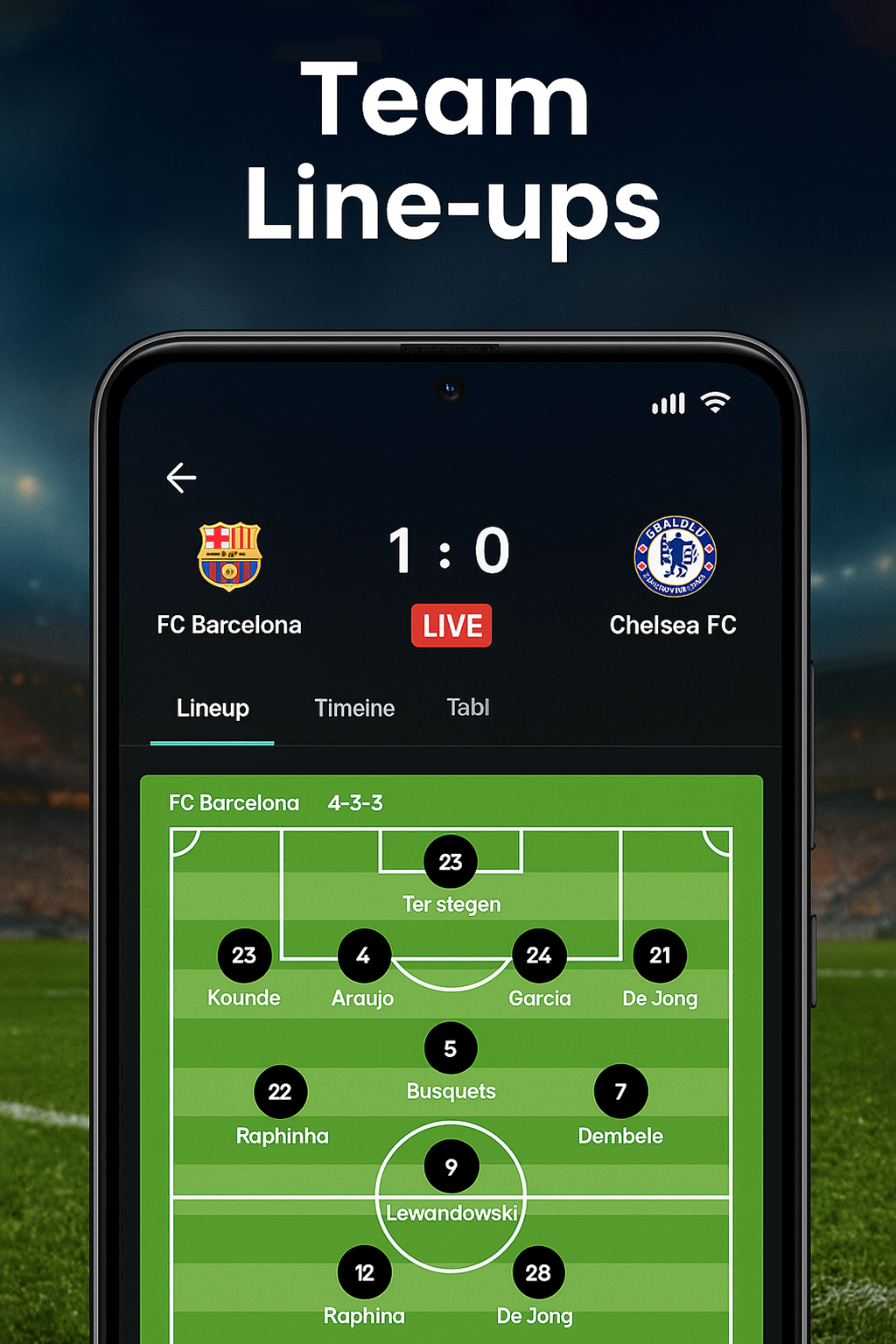 Live Football Scores & Results APK screenshot