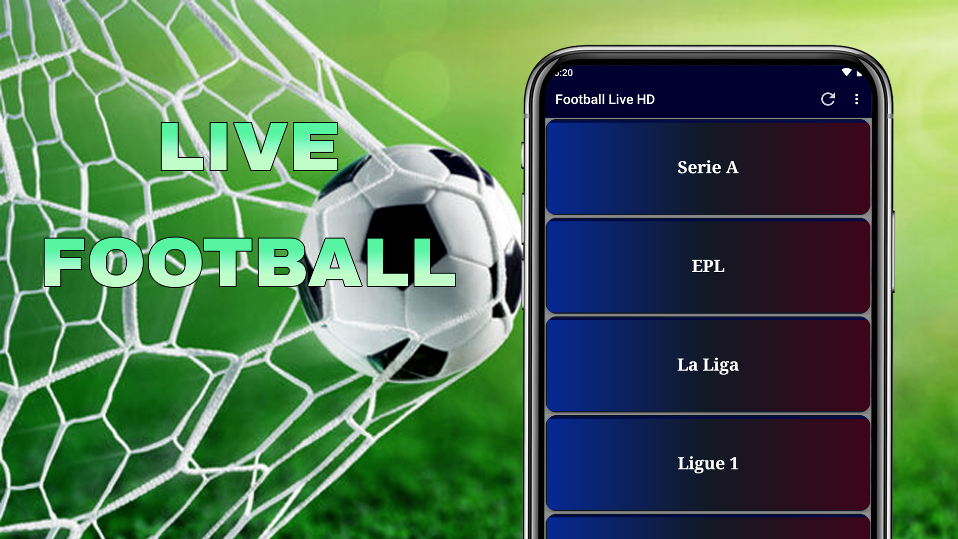 Live Football TV HD APK screenshot