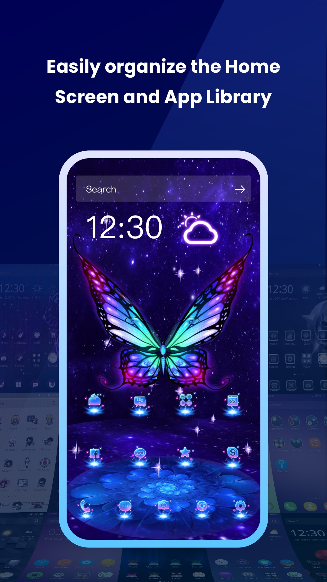 Live Launcher Lite-3Dwallpaper APK screenshot