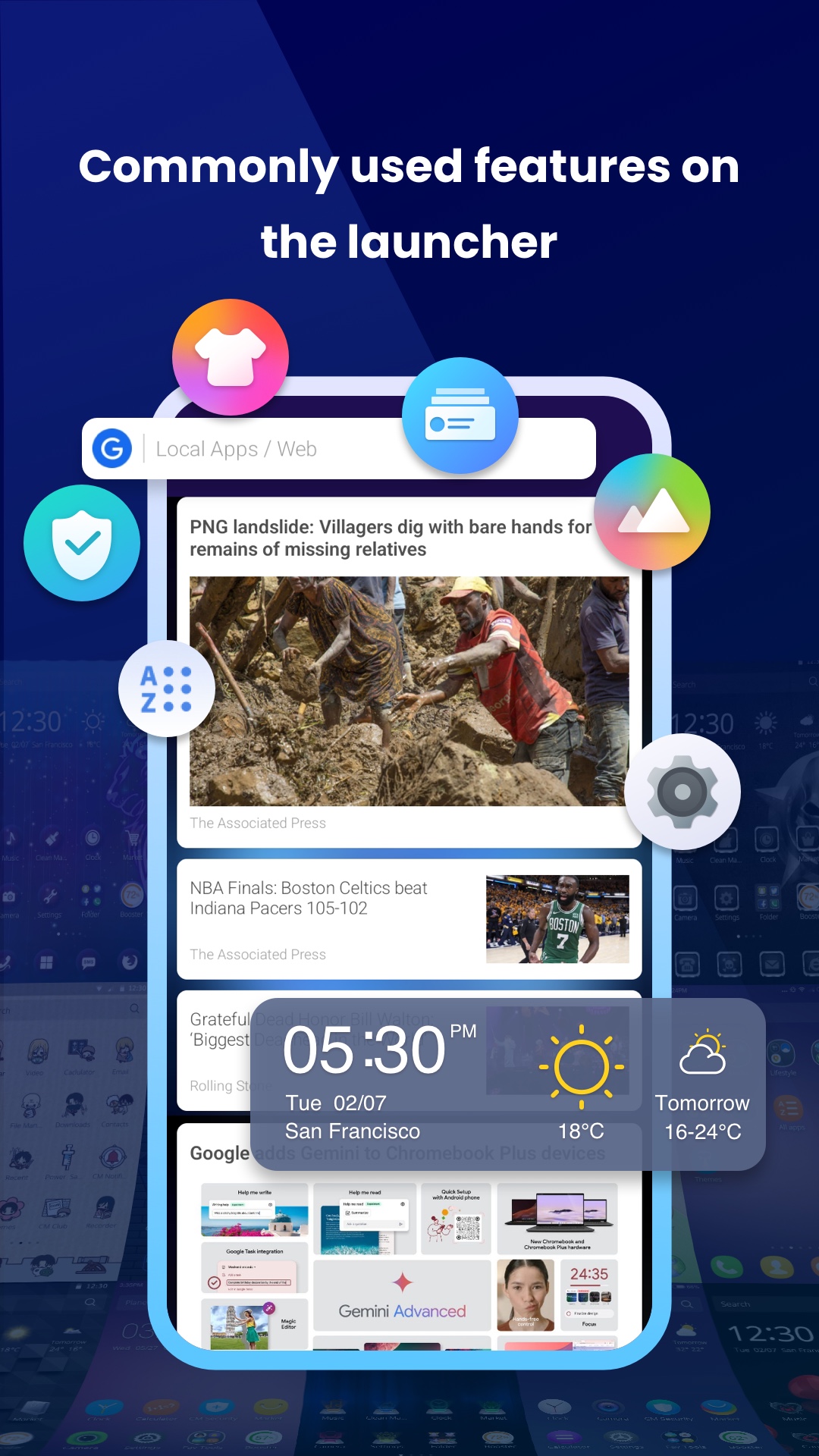 Live Launcher Lite-3Dwallpaper APK screenshot