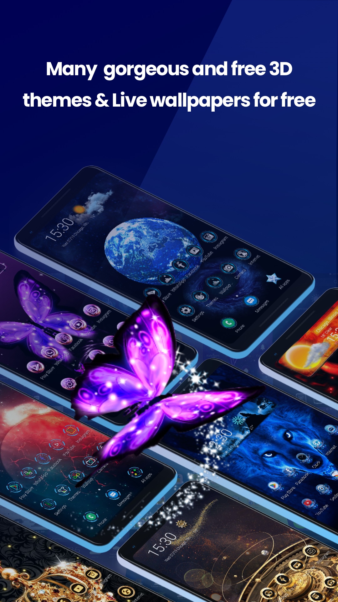 Live Launcher Lite-3Dwallpaper APK screenshot