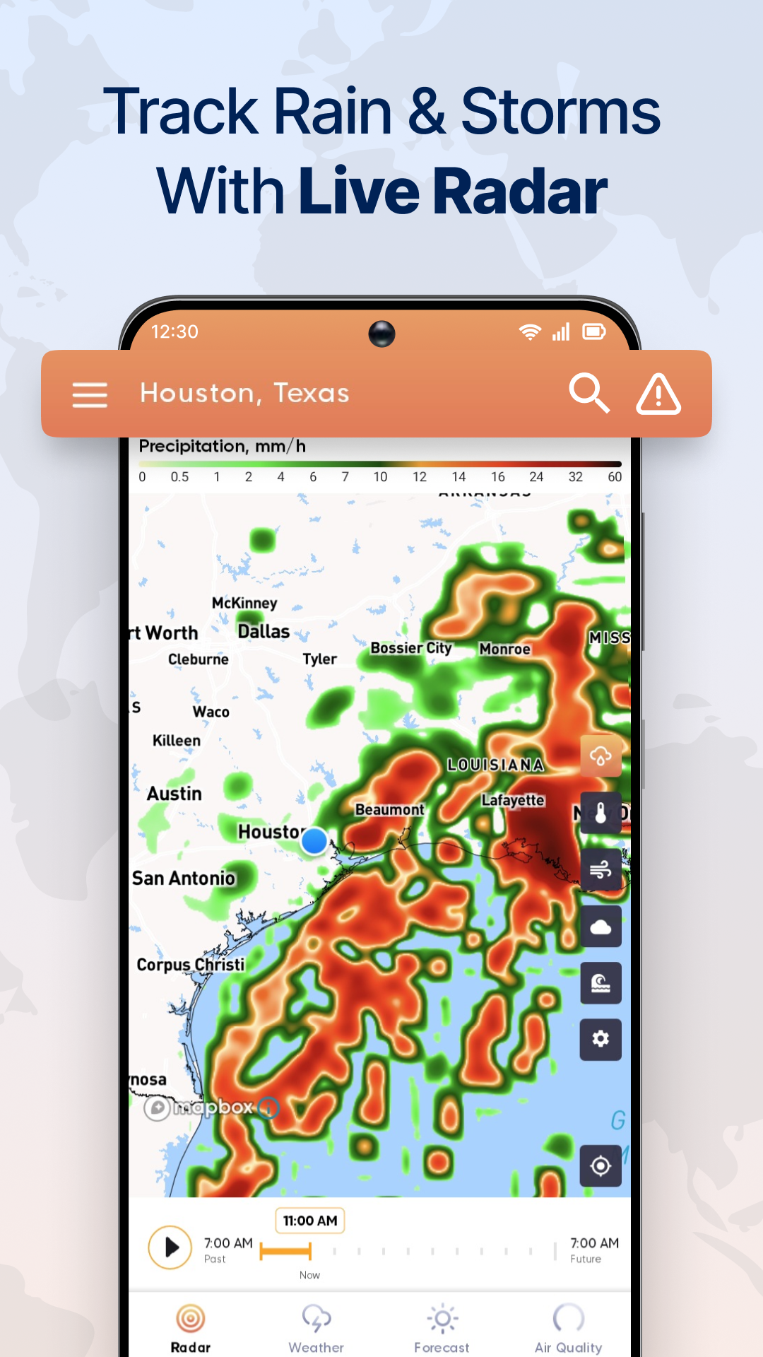 Live Weather Radar Launcher APK screenshot