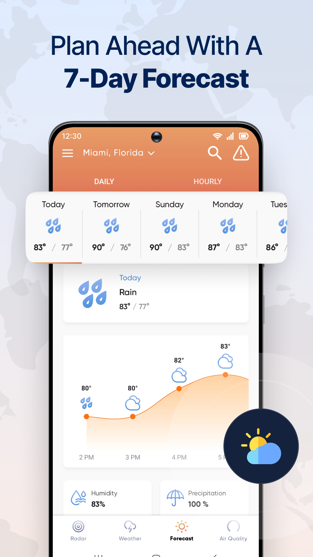 Live Weather Radar Launcher APK screenshot
