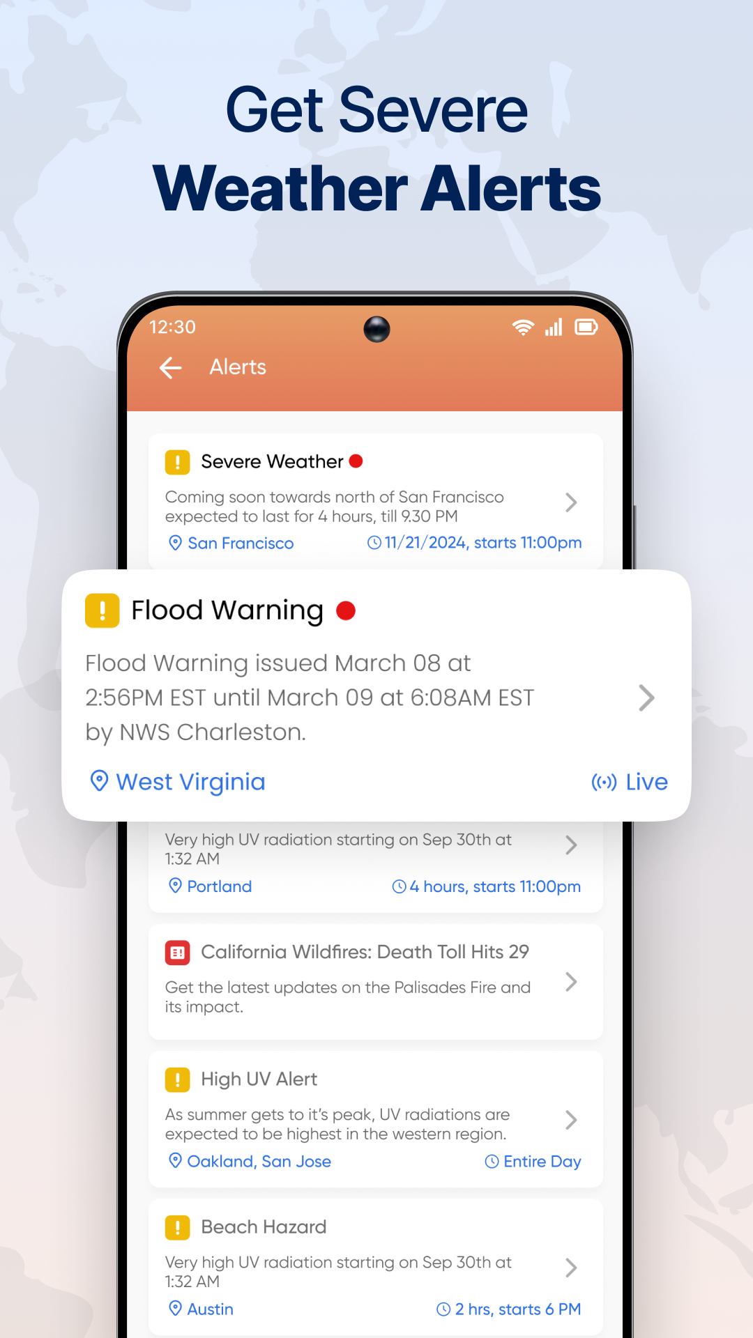 Live Weather Radar Launcher APK screenshot