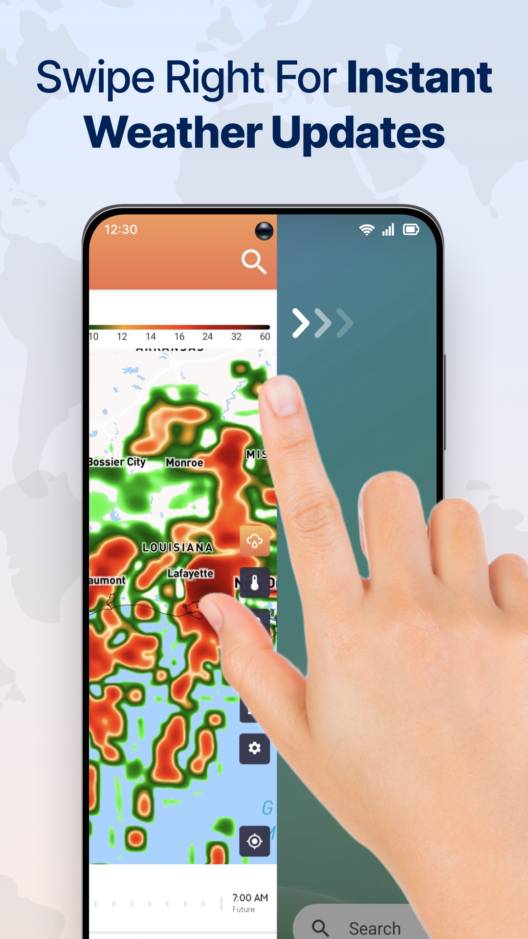Live Weather Radar Launcher APK screenshot