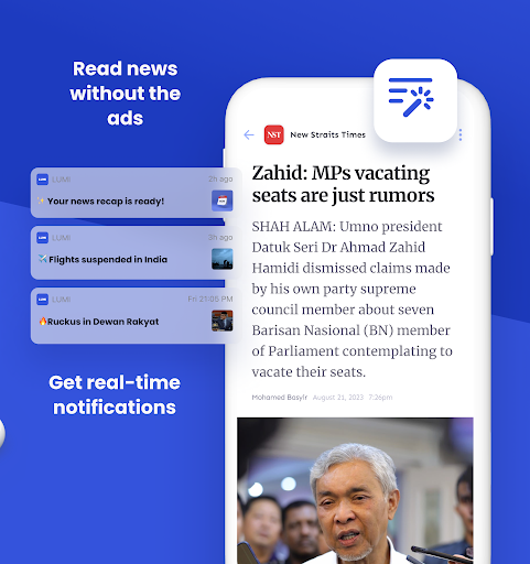 Lumi News: Fast & Easy to Use APK screenshot