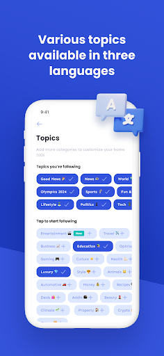 Lumi News: Fast & Easy to Use APK screenshot