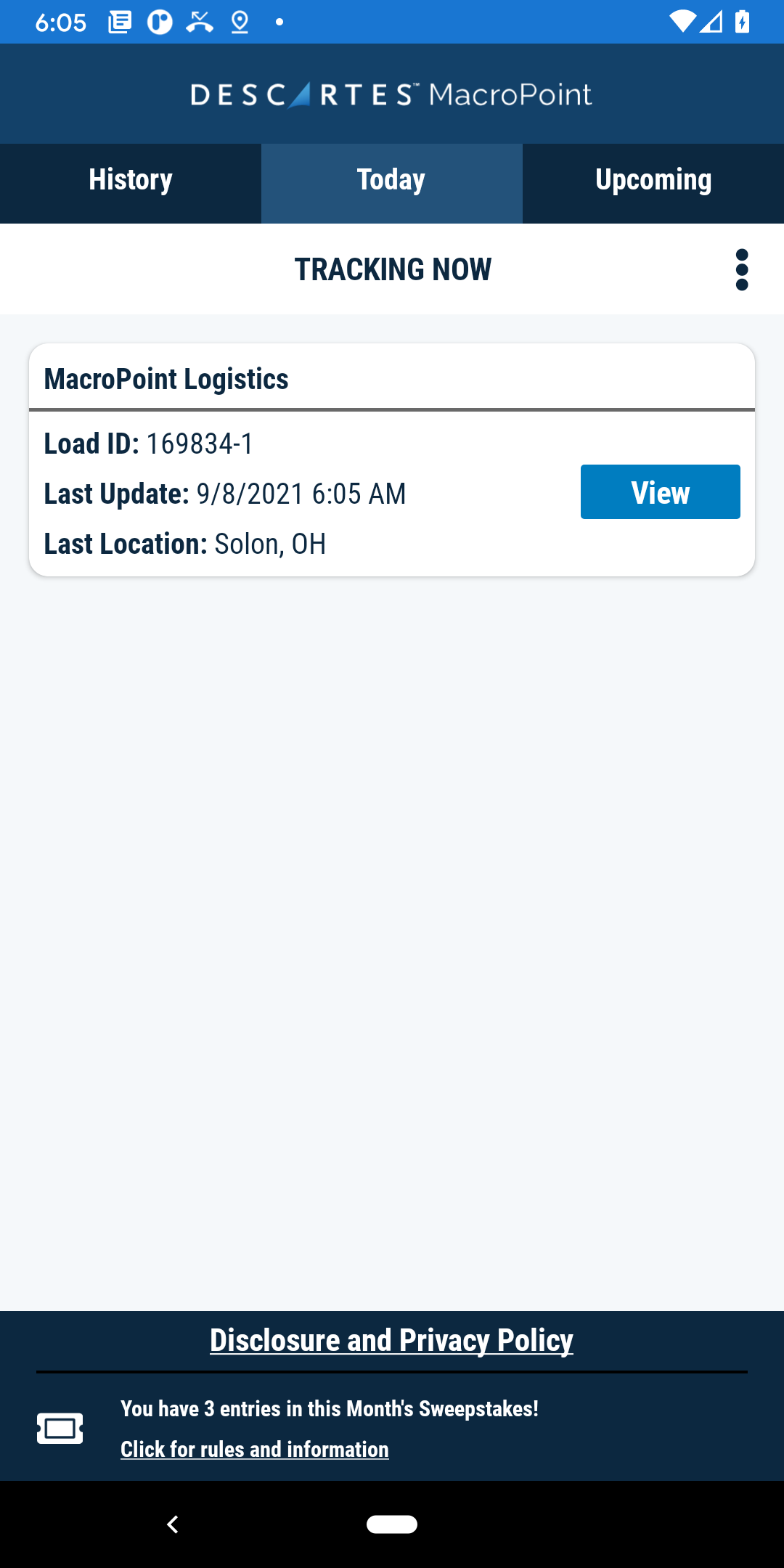 MacroPoint for Truckers APK screenshot