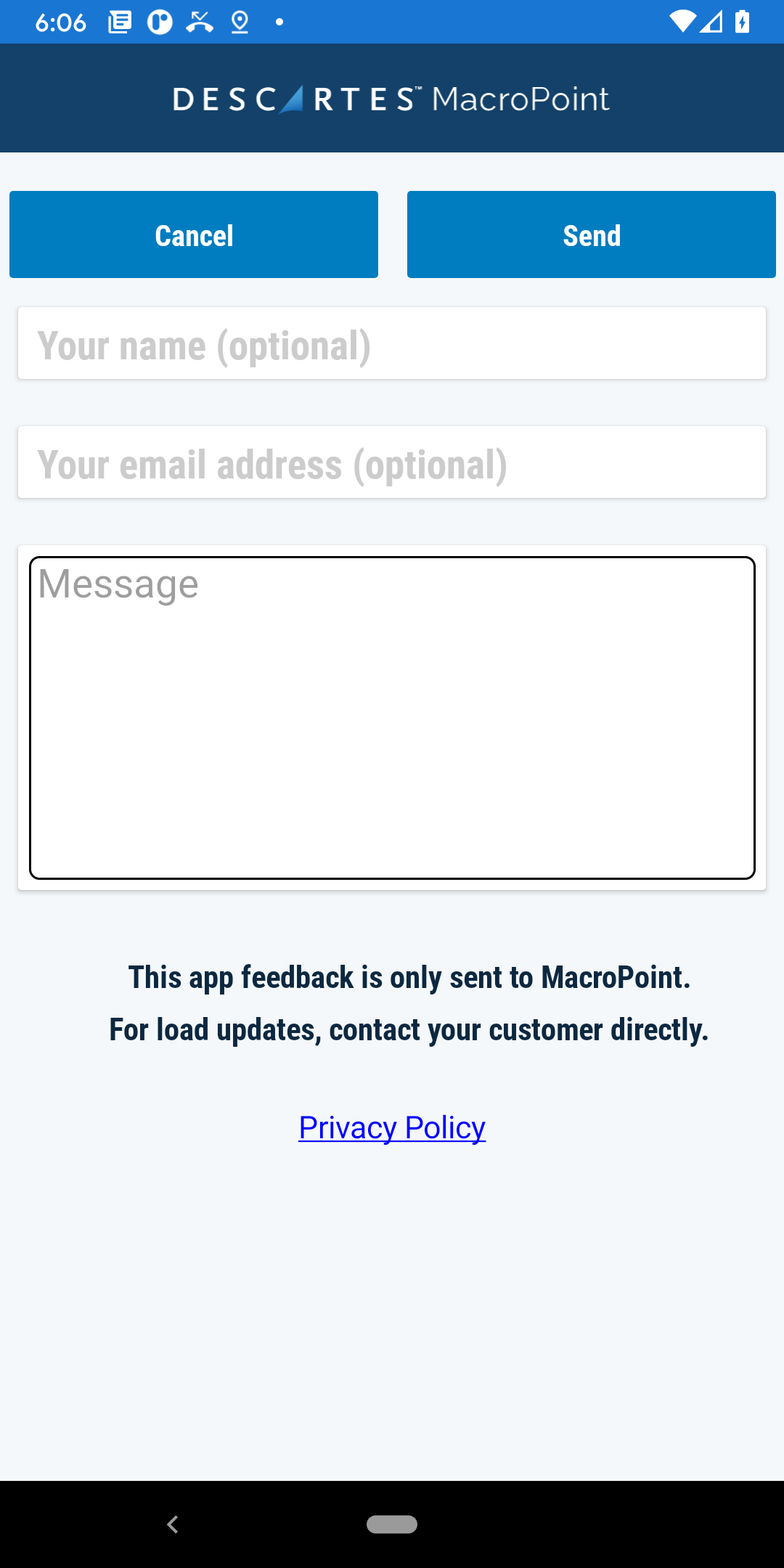 MacroPoint for Truckers APK screenshot