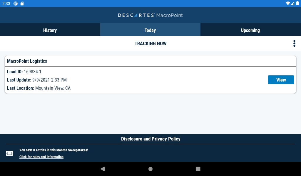 MacroPoint for Truckers APK screenshot