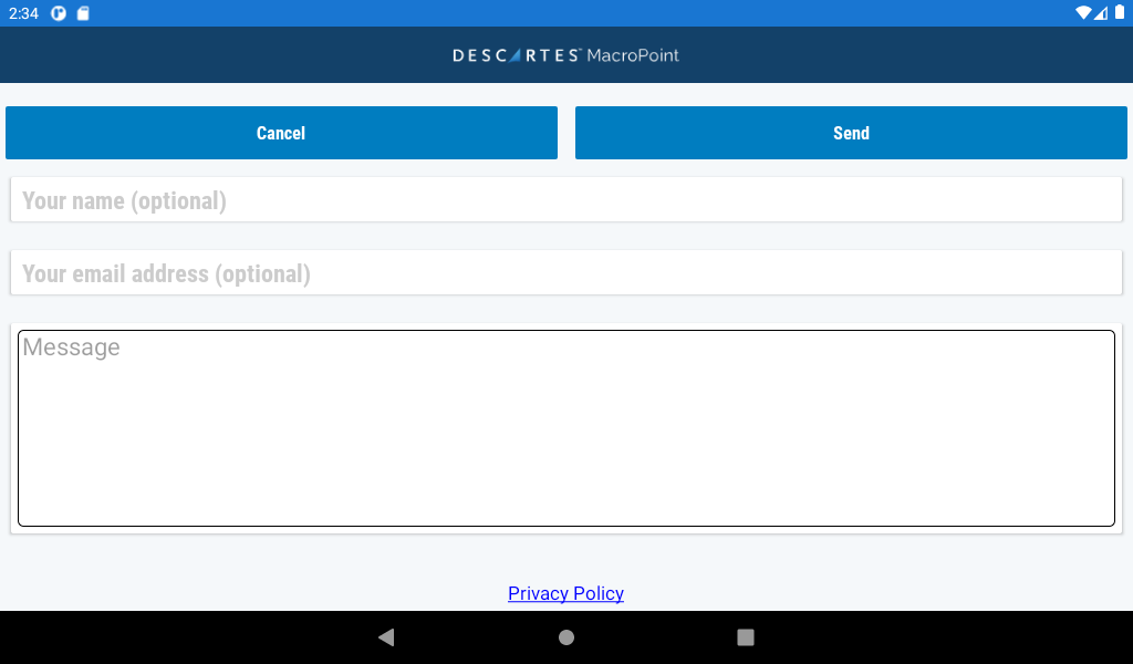 MacroPoint for Truckers APK screenshot