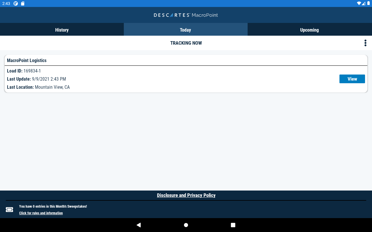 MacroPoint for Truckers APK screenshot
