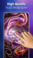Magic Fluid live wallpaper 4D APK screenshot
