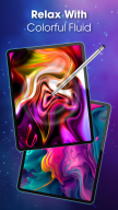 Magic Fluid live wallpaper 4D APK screenshot