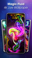 Magic Fluid live wallpaper 4D APK screenshot