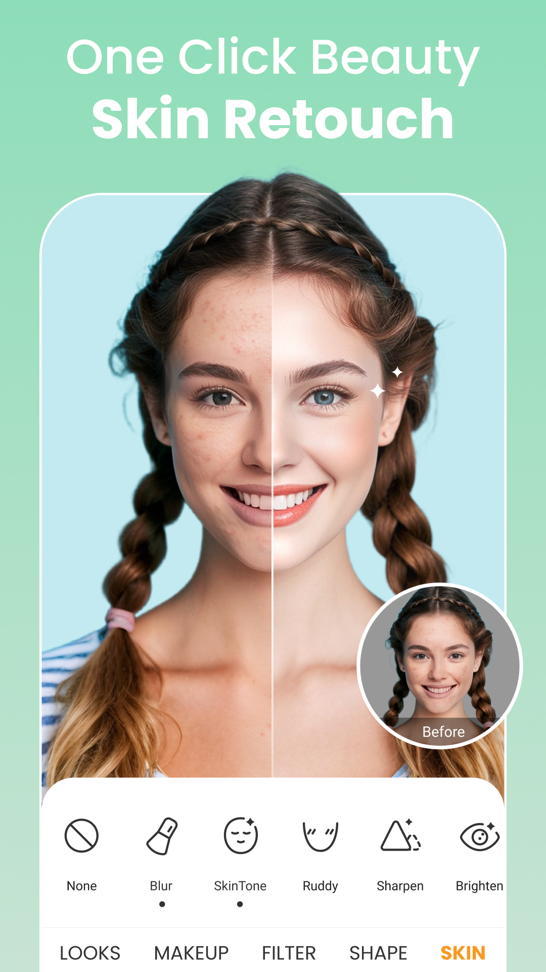 Камера для макияжа и селфи APK screenshot