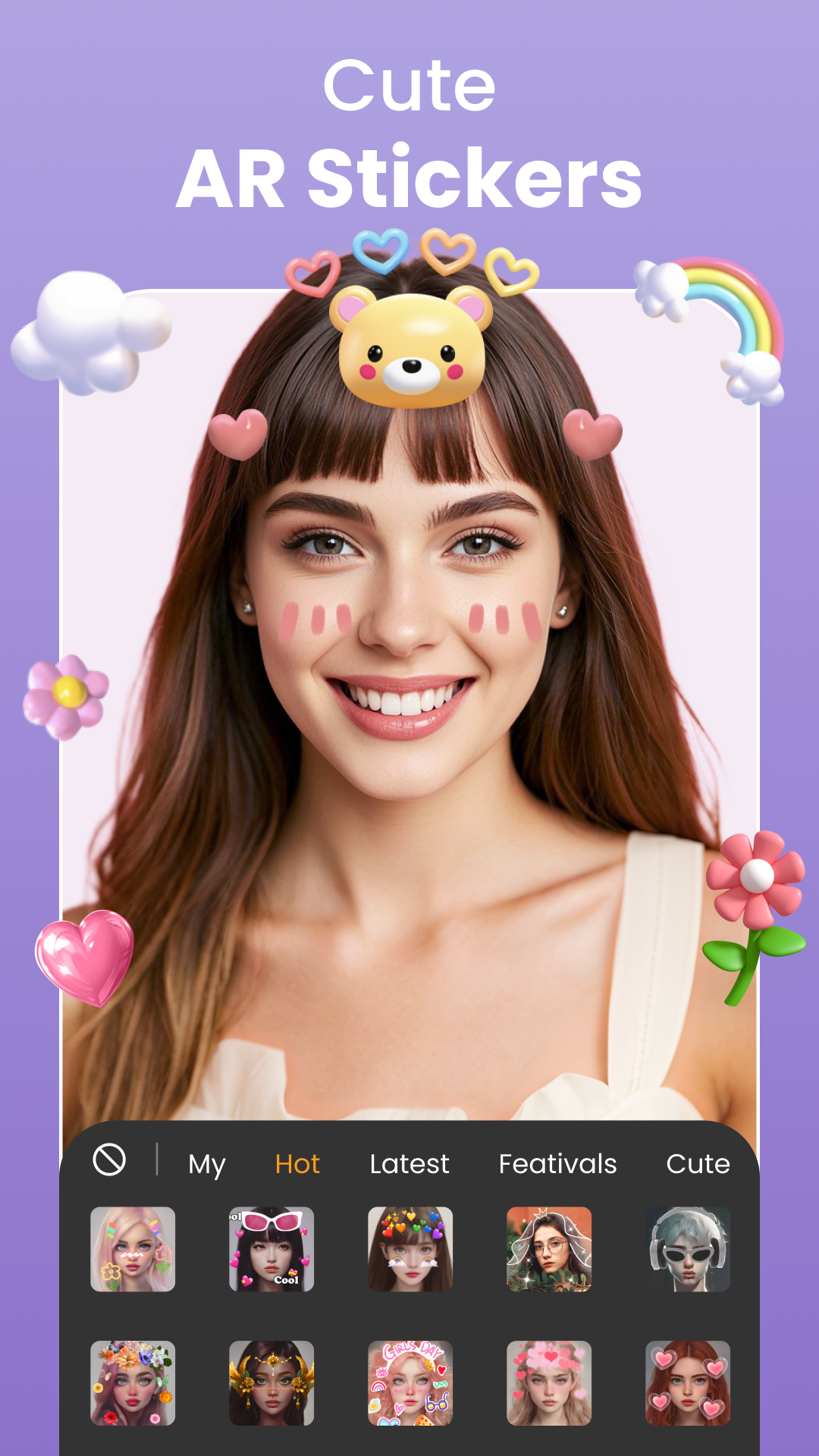 Камера для макияжа и селфи APK screenshot