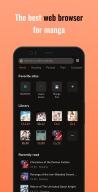 MangaPin - Web Browser APK screenshot