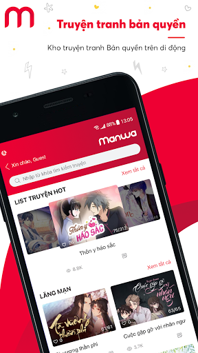 Manwa - Truyện tranh điện tử APK screenshot