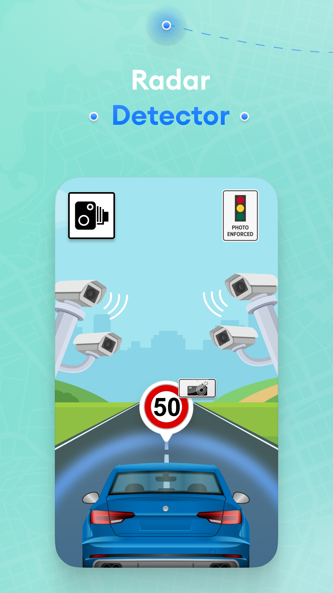 Map Drive - Radar, Speedometer APK screenshot