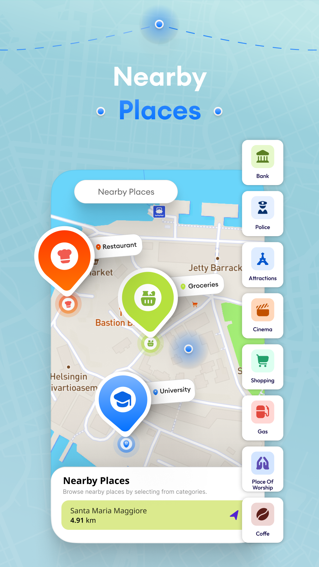 Map Drive - Radar, Speedometer APK screenshot