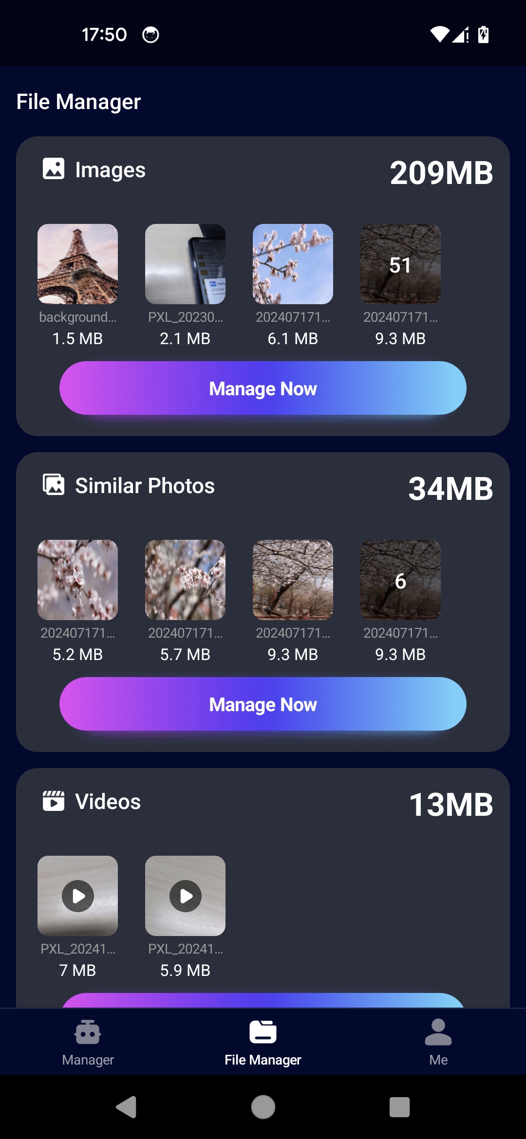 MaxClean - Cleaner & Manager APK screenshot