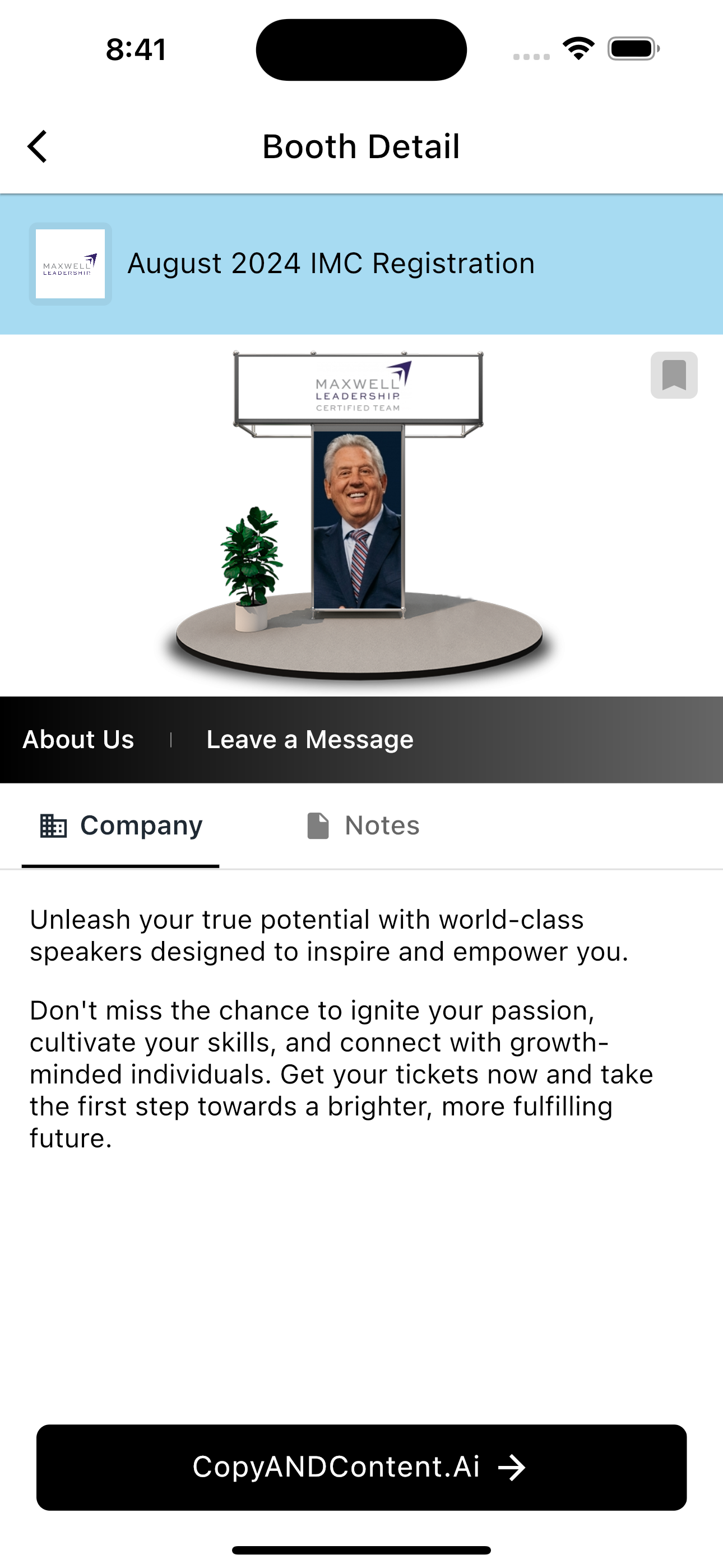 Maxwell Leadership Events APK screenshot