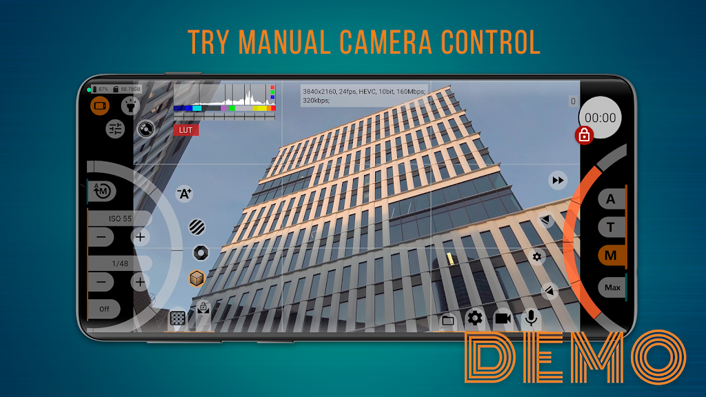 mcpro24fps demo - video camera APK screenshot