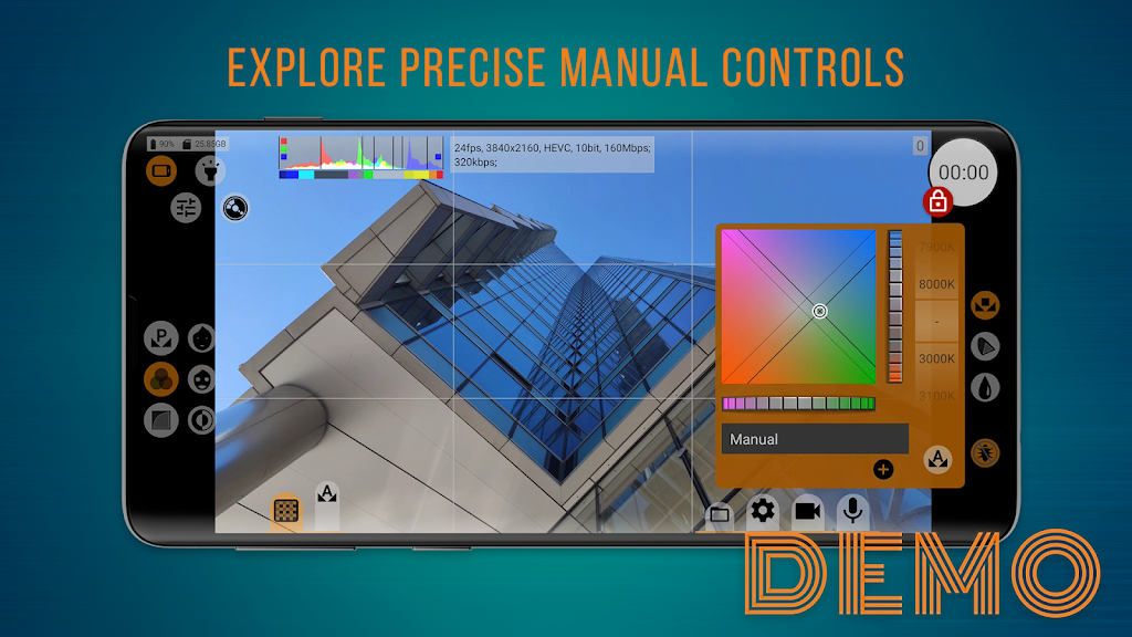mcpro24fps demo - video camera APK screenshot