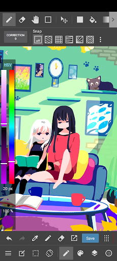 MediBang Paint：Draw Art, Comic APK screenshot