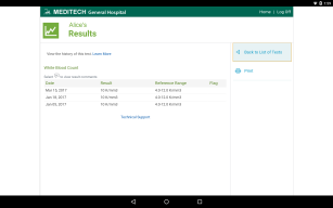 MEDITECH MHealth APK screenshot