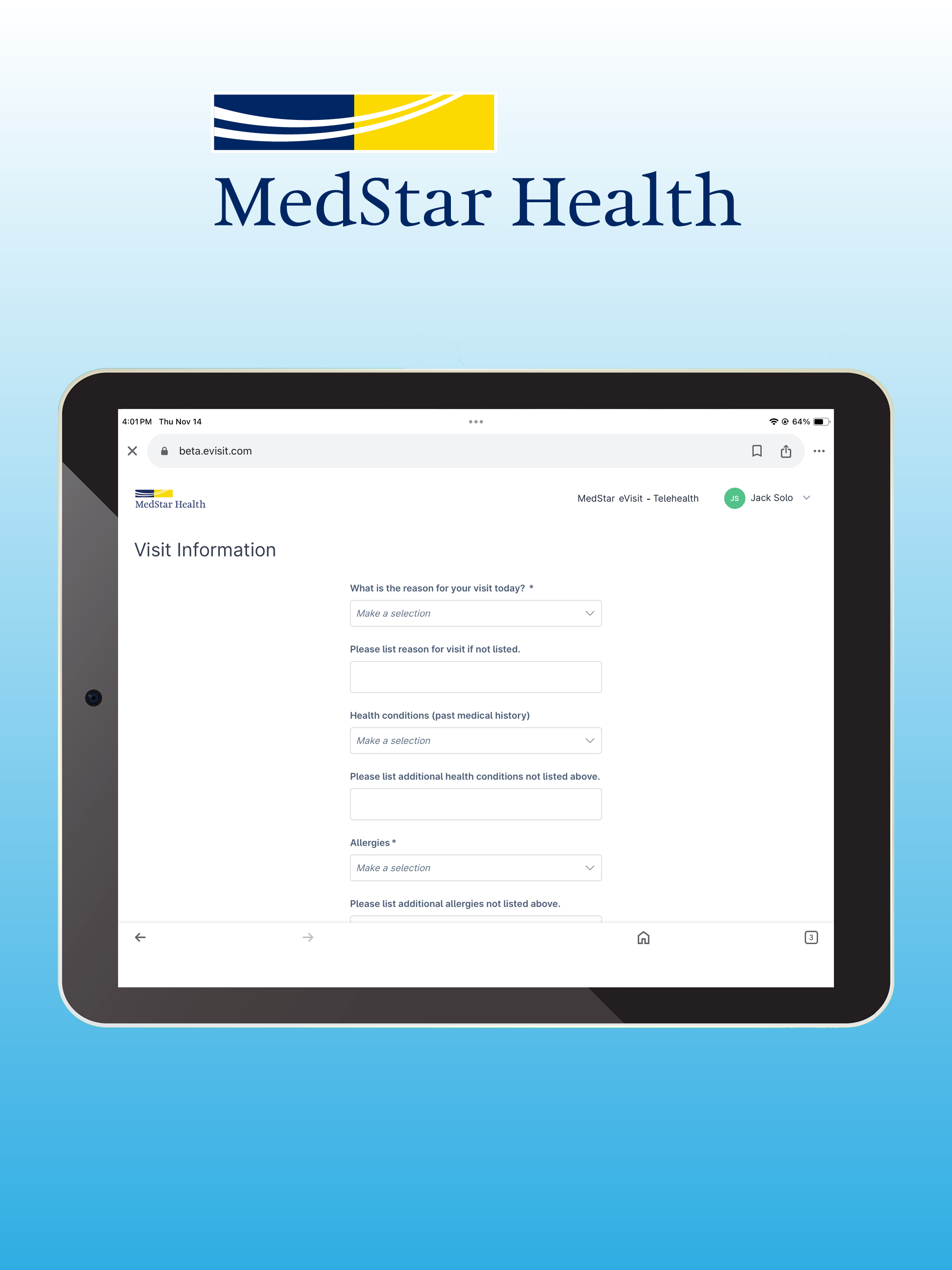 MedStar eVisit – Telehealth APK screenshot