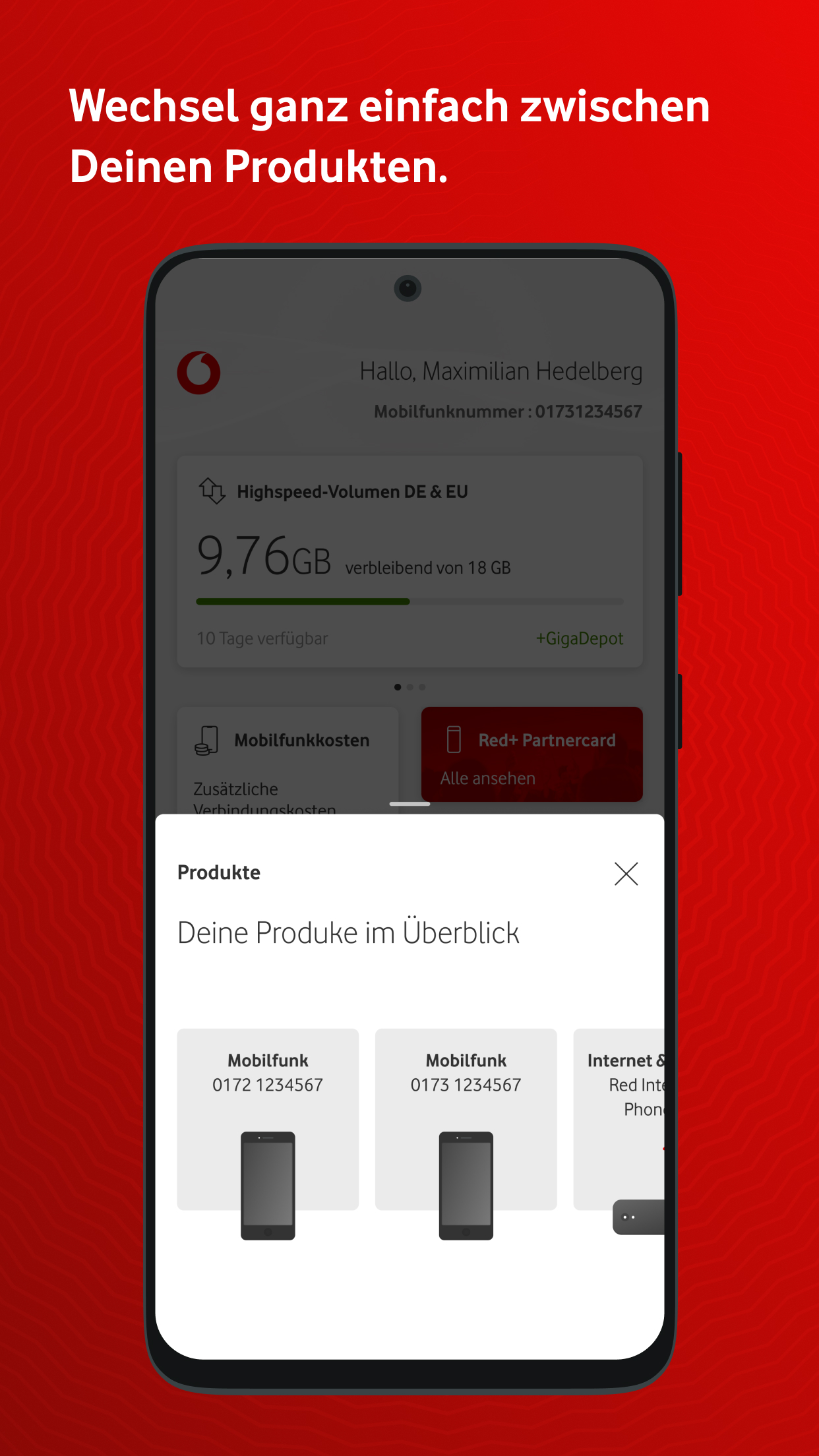 MeinVodafone APK screenshot
