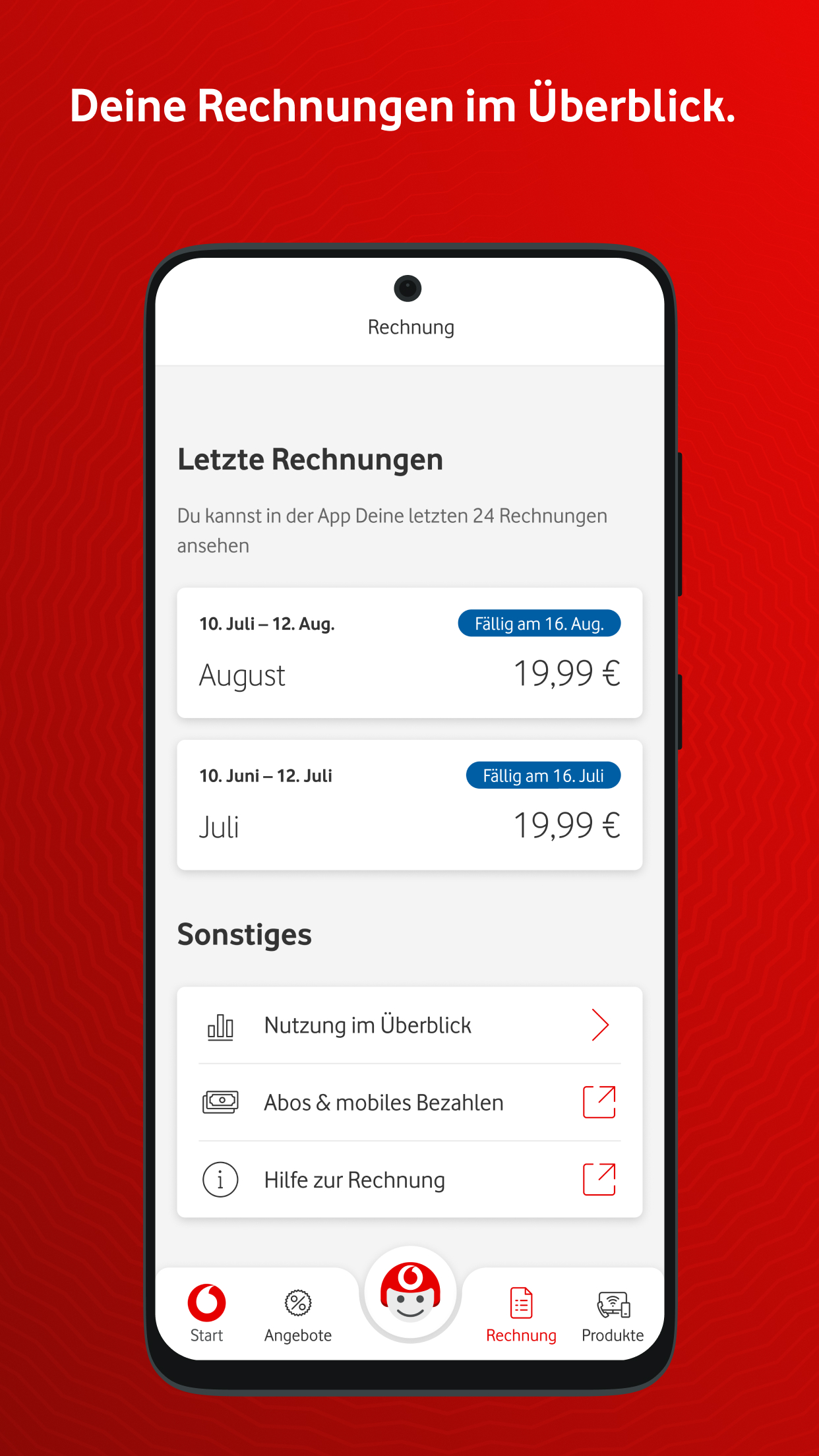 MeinVodafone APK screenshot