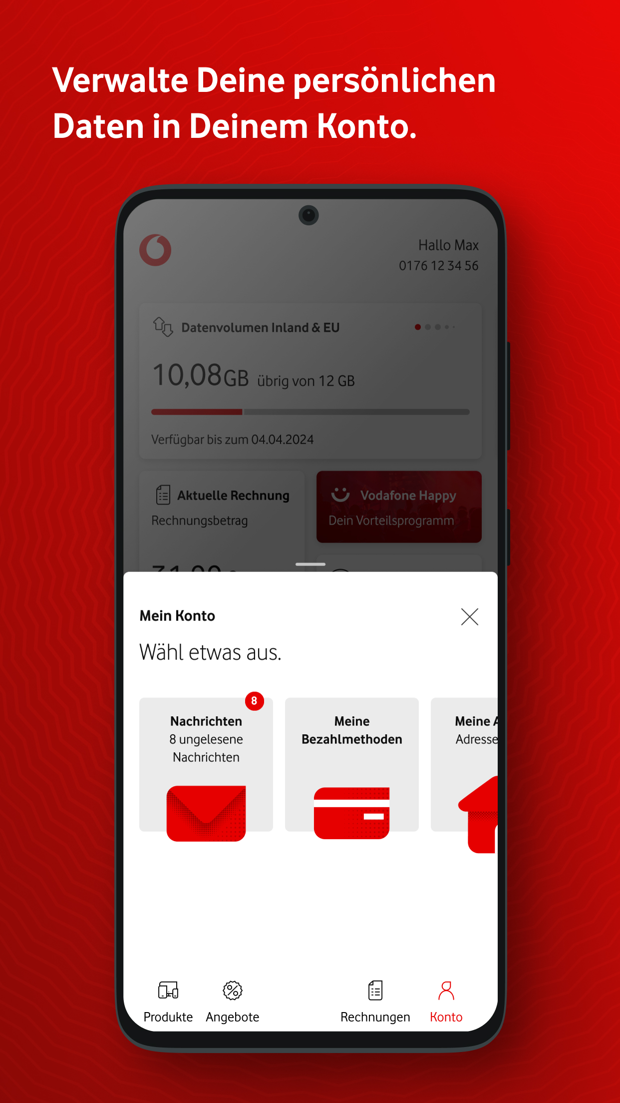 MeinVodafone APK screenshot