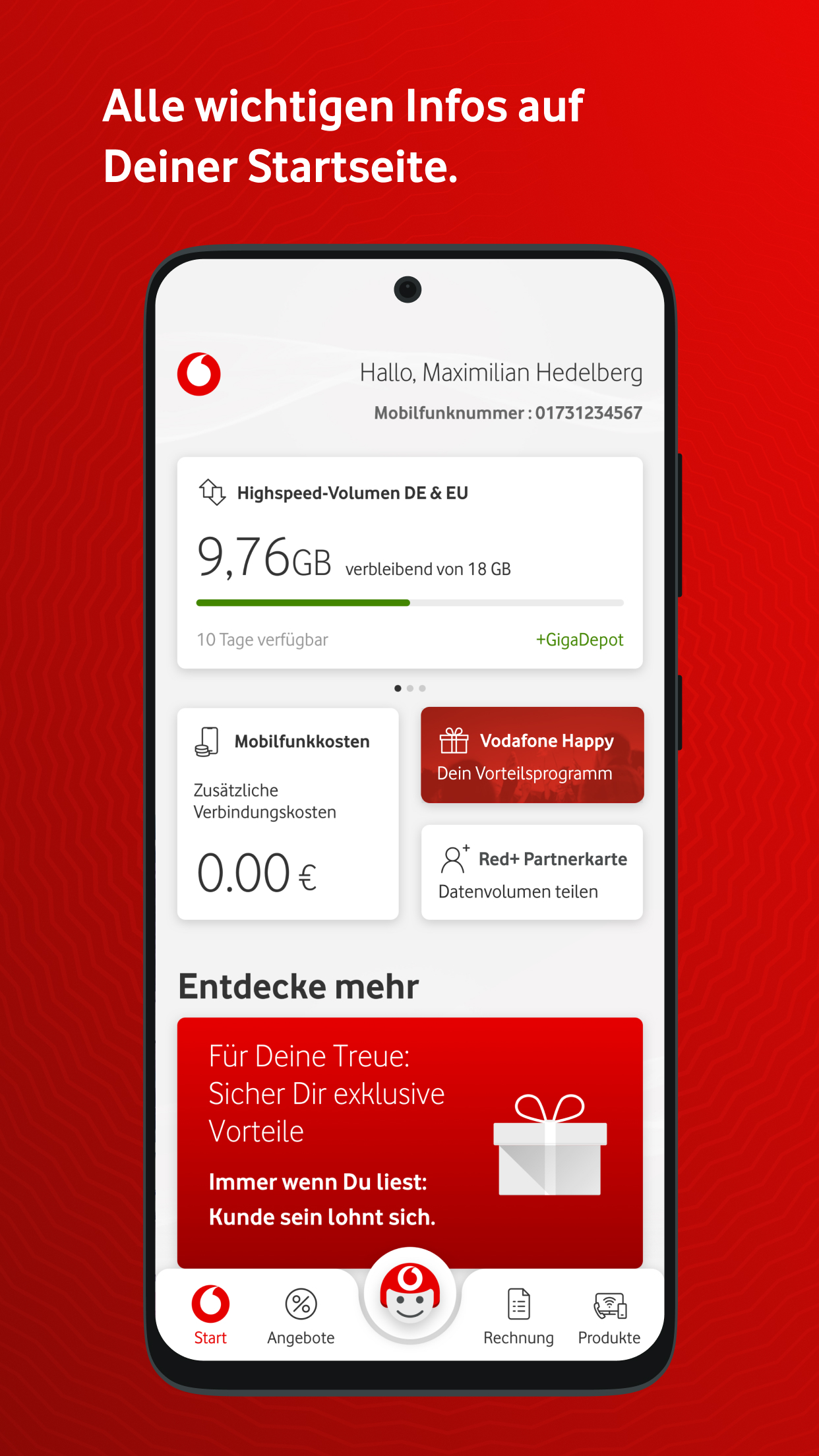 MeinVodafone APK screenshot