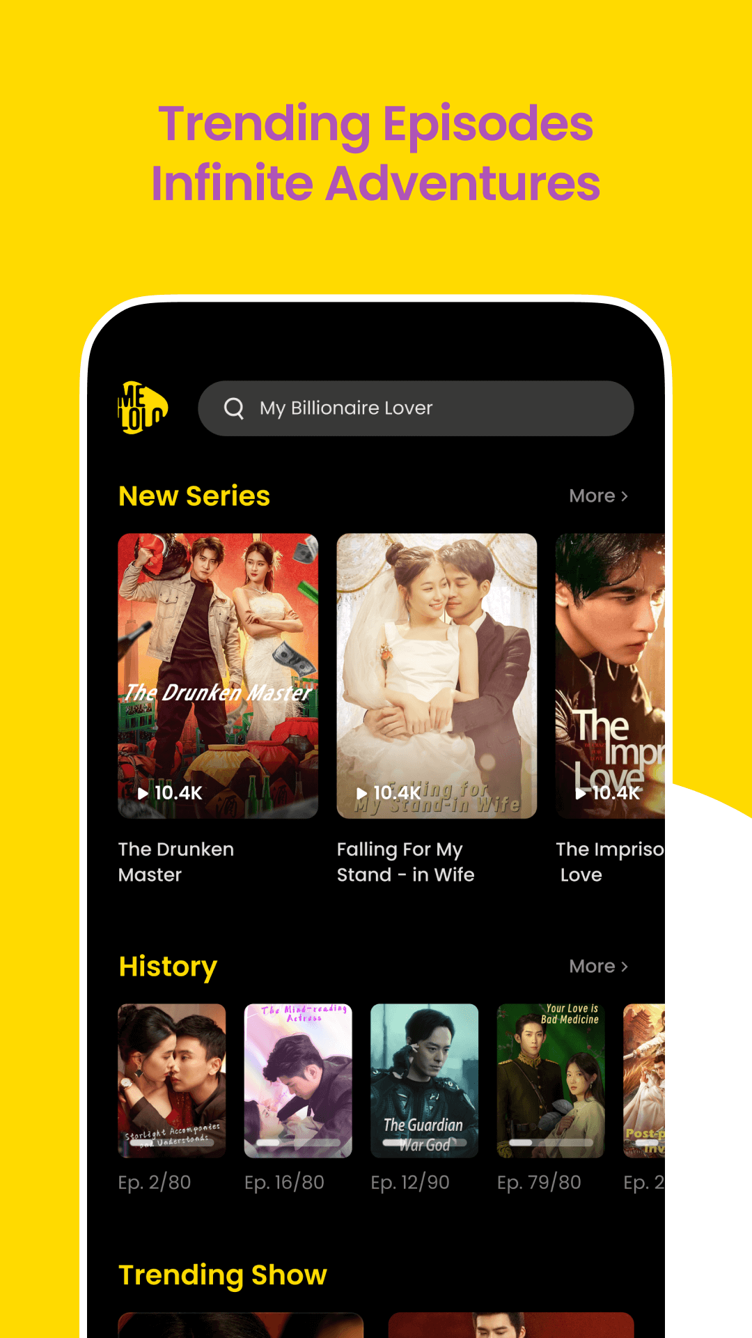 Melolo - Short Dramas & Reels APK screenshot