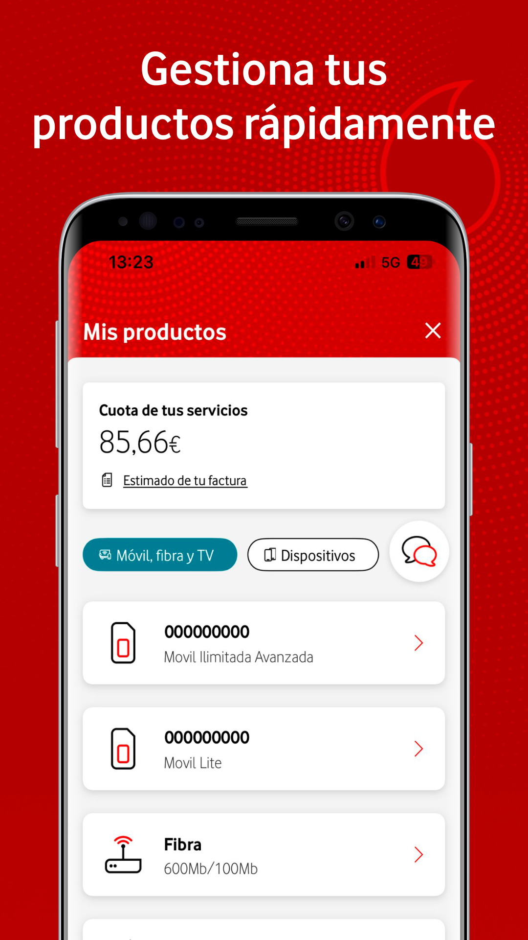 Mi Vodafone APK screenshot