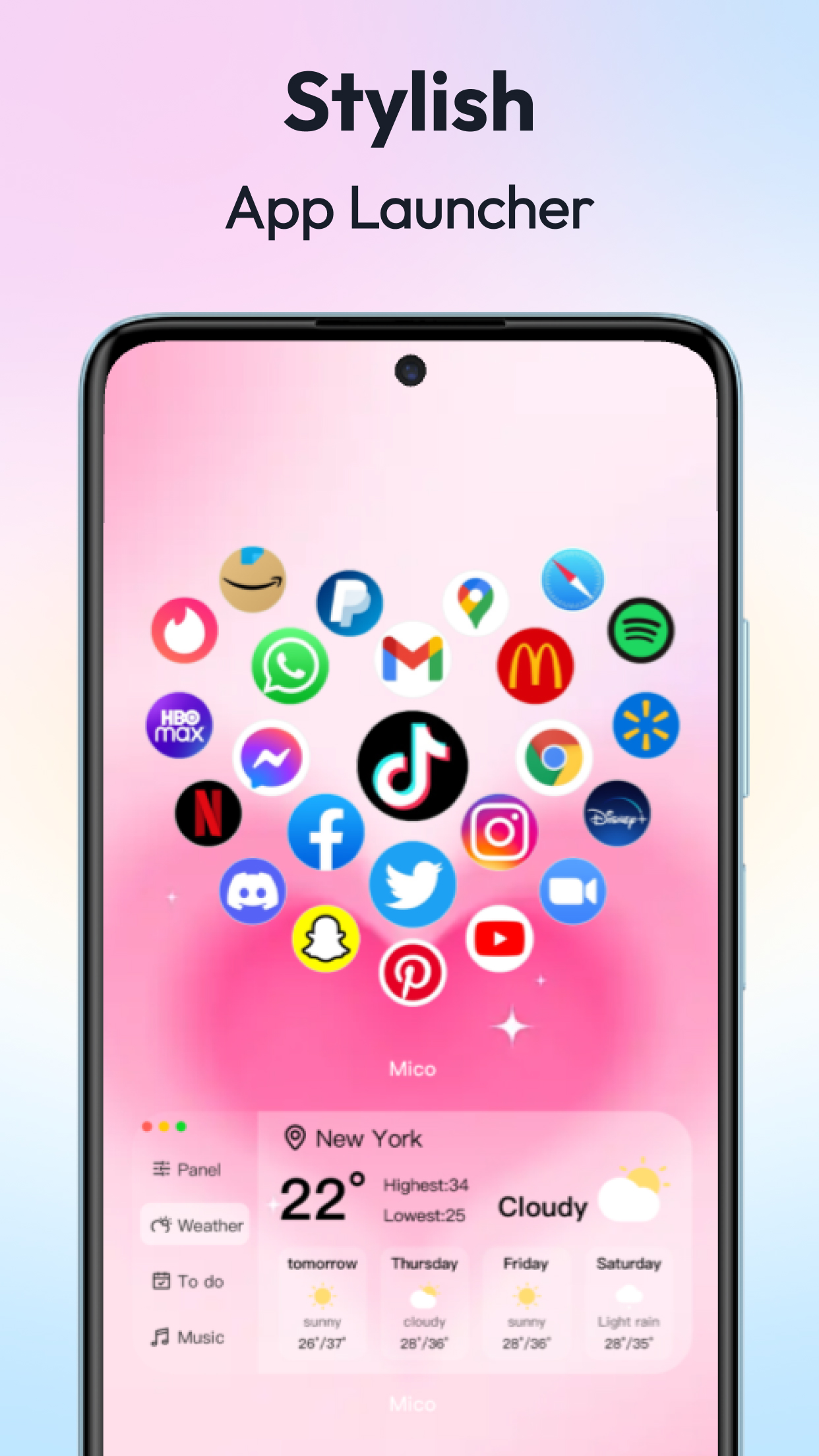 Mico - Widget & Live Wallpaper APK screenshot
