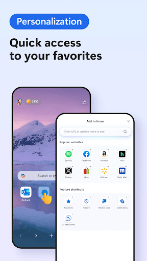 Microsoft Edge APK screenshot