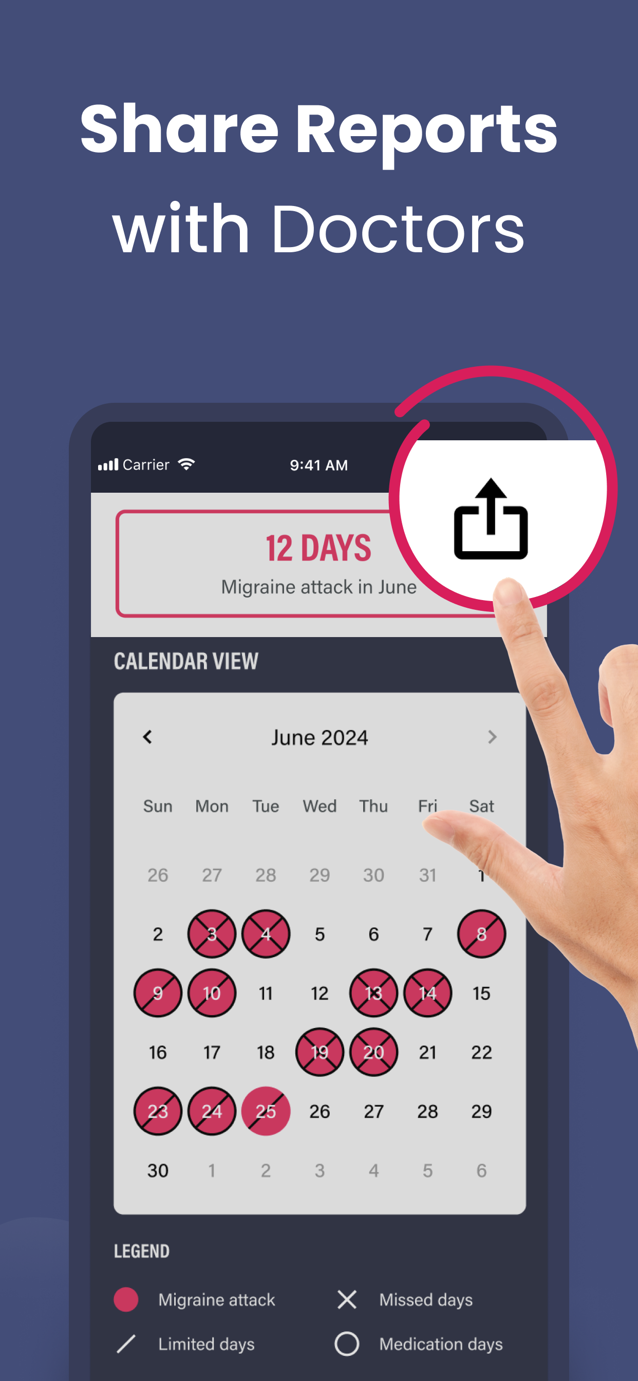 Migraine Buddy: Track Headache APK screenshot