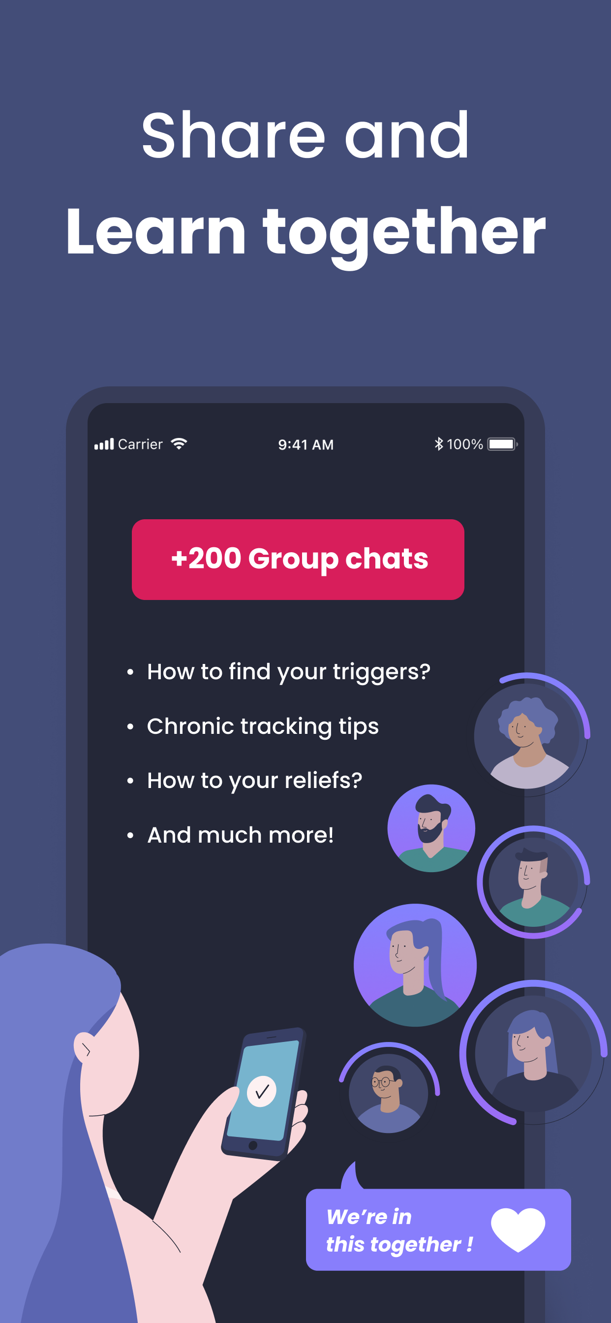 Migraine Buddy: Track Headache APK screenshot