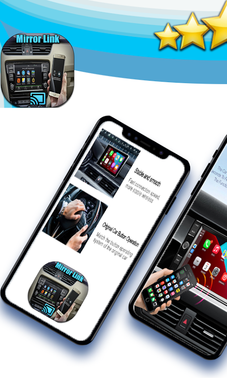 Mirror link car connector APK screenshot