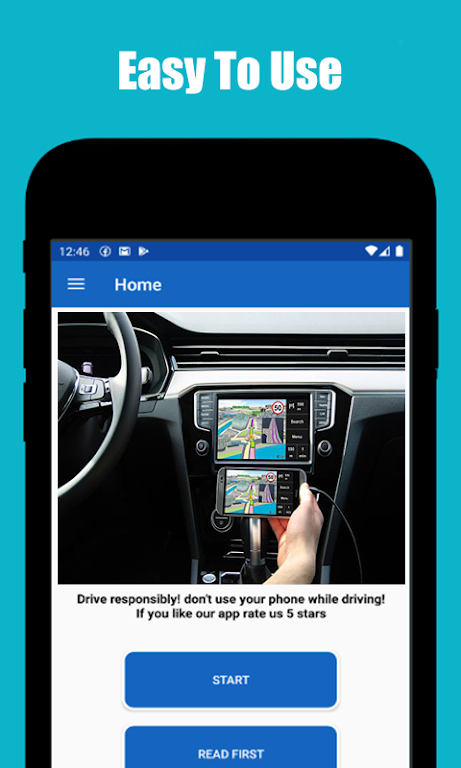 Mirror link car connector APK screenshot