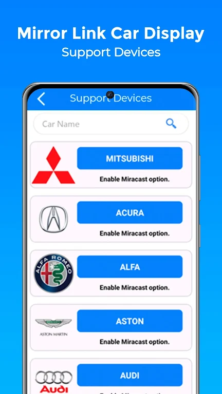 Mirror Link Car Display APK screenshot