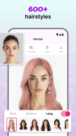 Modiface Haircut:Hair Makeover APK screenshot