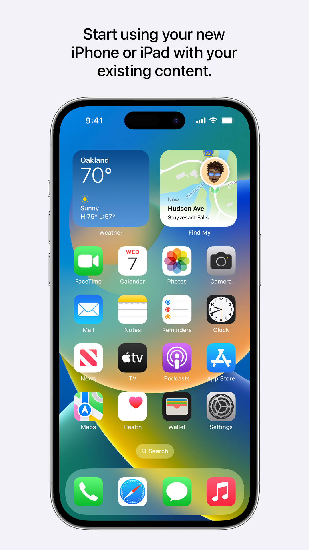 Move to iOS screenshot